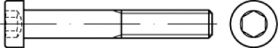 DIN 7984 Binnenzeskantbout lage kop